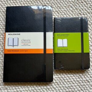 Set of 2 Moleskine Notebooks